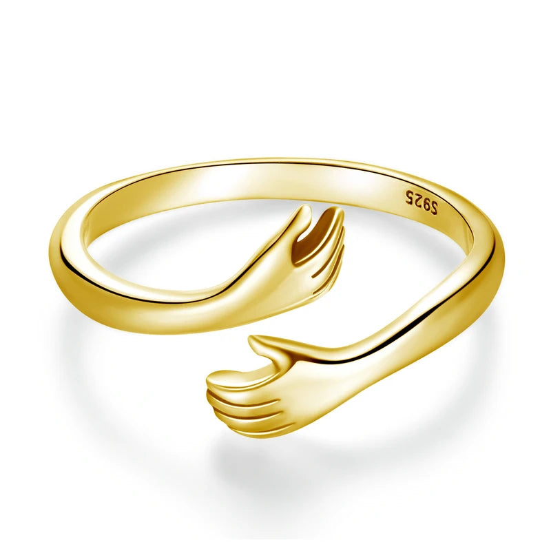 Warm Embrace Silver Ring