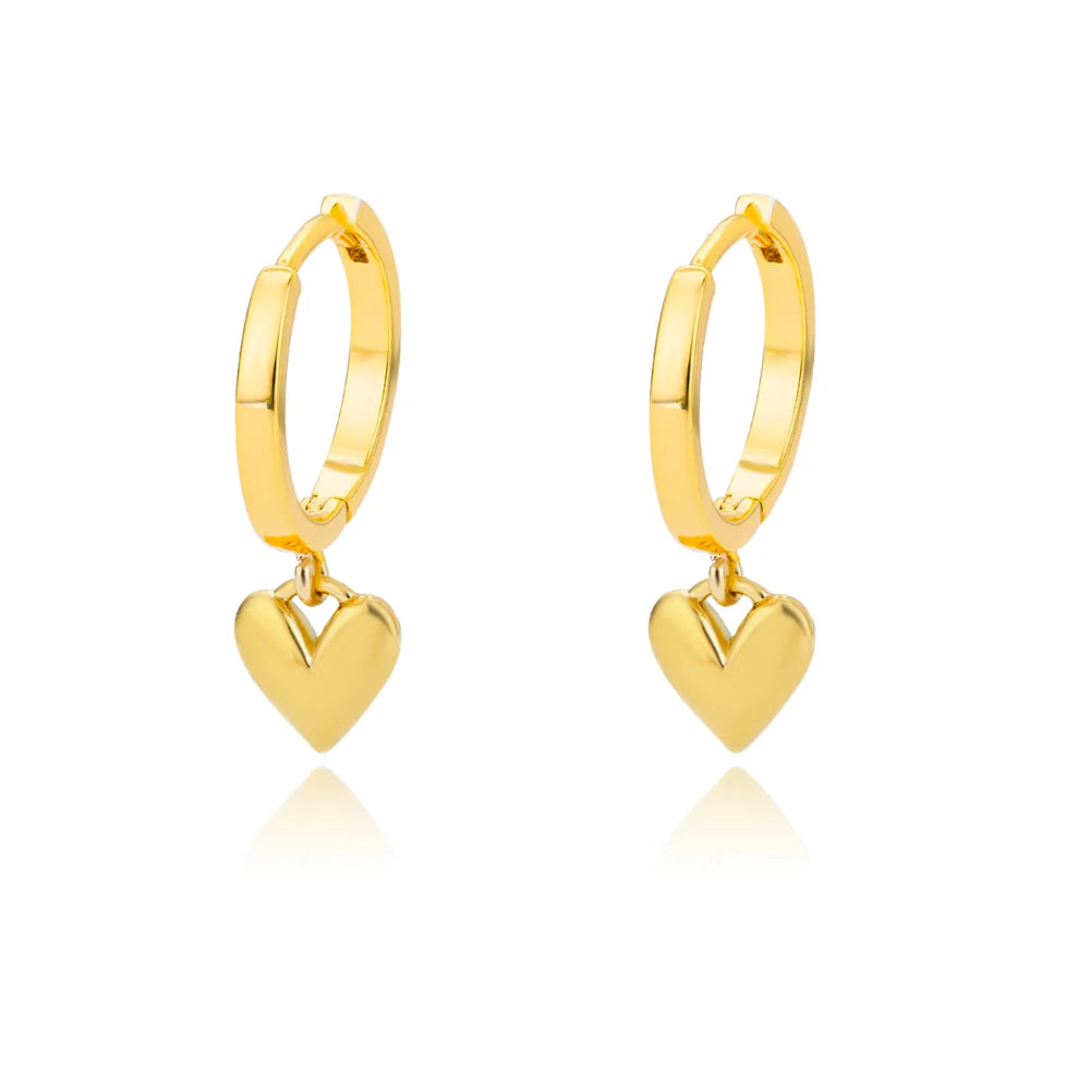 Golden Starfish Shell Studs