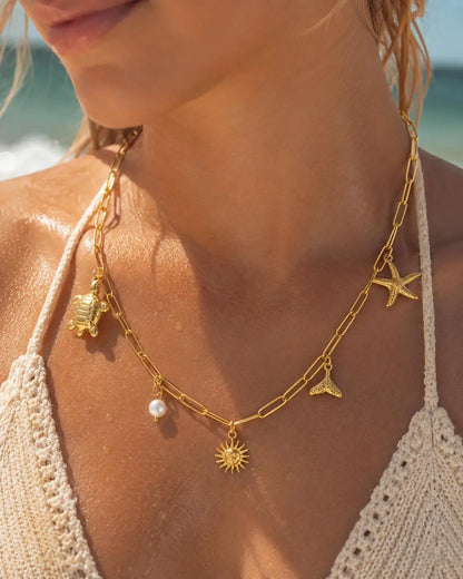 Ocean Treasure Charm Necklace