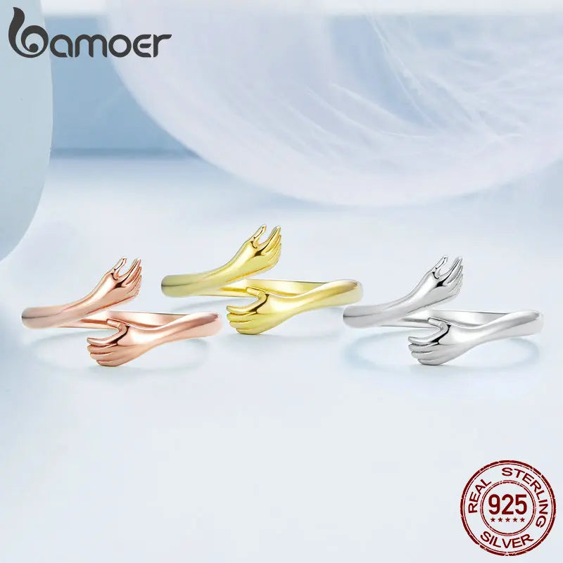 Warm Embrace Silver Ring