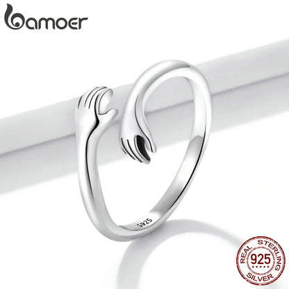 Warm Embrace Silver Ring