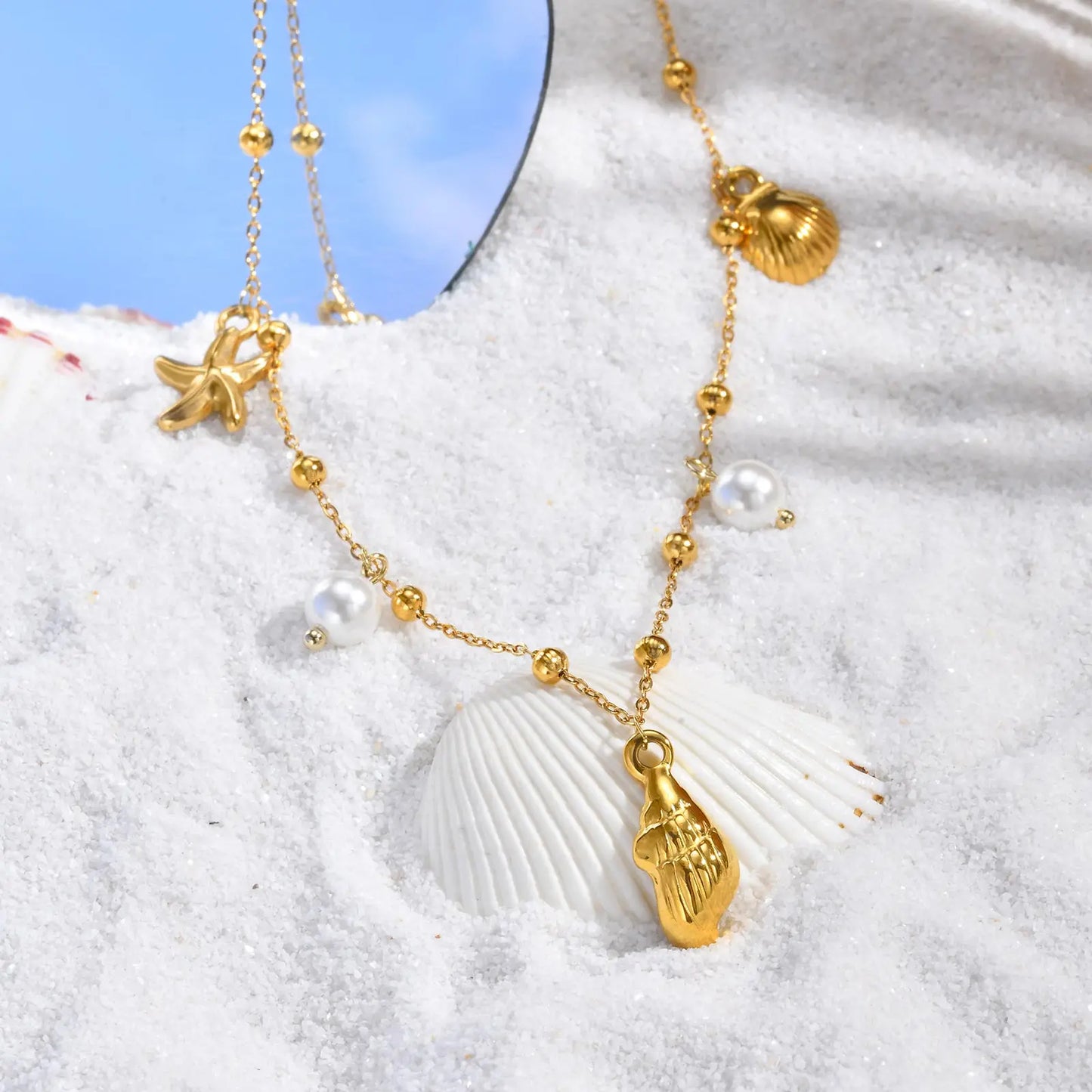 Ocean Treasure Charm Necklace