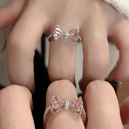 Silver Blossom Adjustable Ring