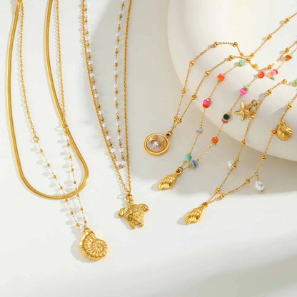 Ocean Treasure Charm Necklace