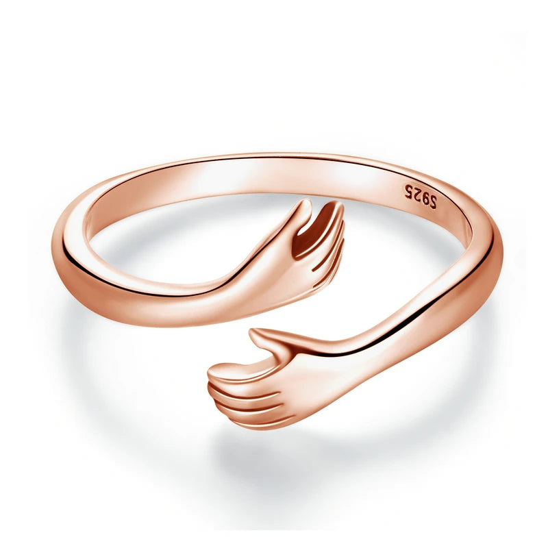 Warm Embrace Silver Ring