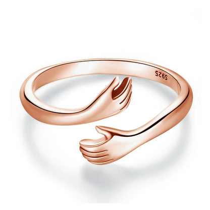 Warm Embrace Silver Ring