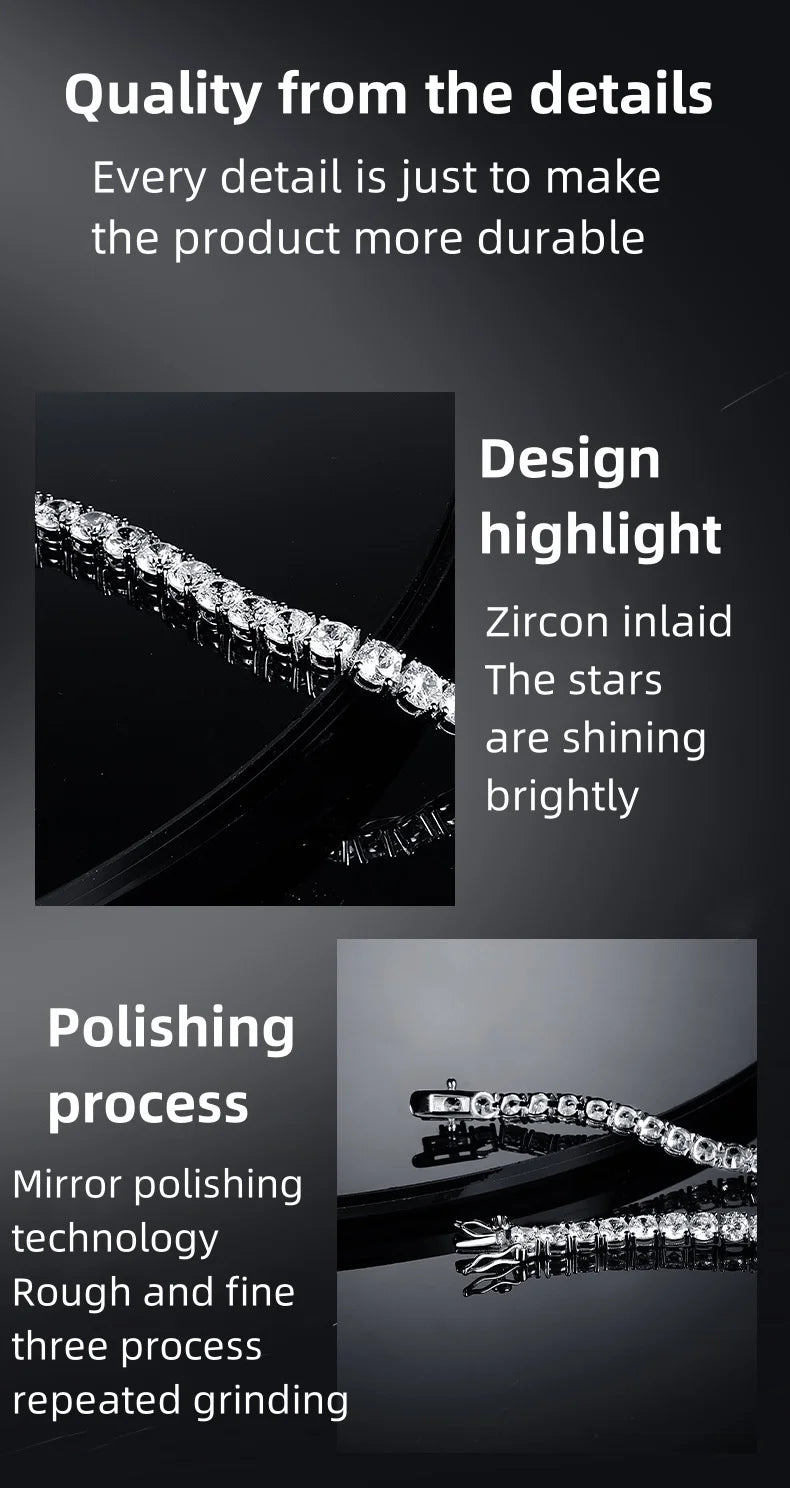 Royal Spark Tennis Bracelet