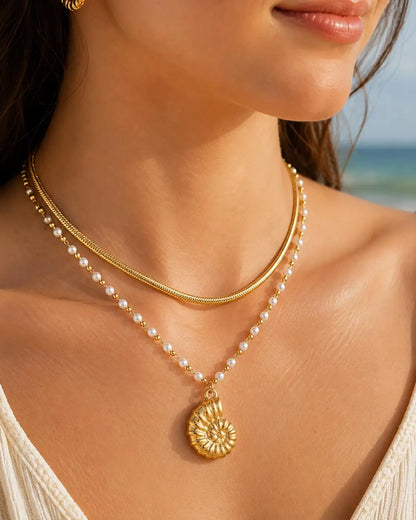 Ocean Treasure Charm Necklace
