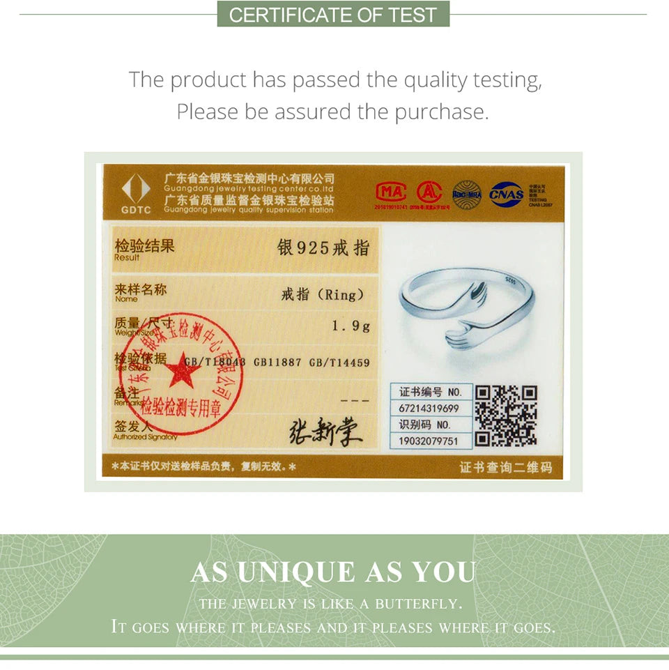Warm Embrace Silver Ring