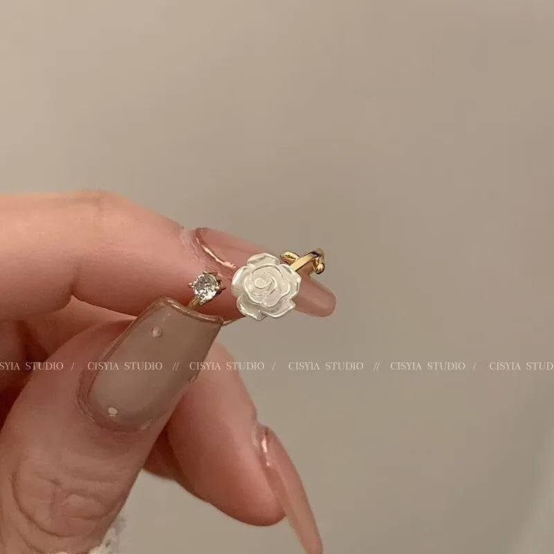 Silver Blossom Adjustable Ring