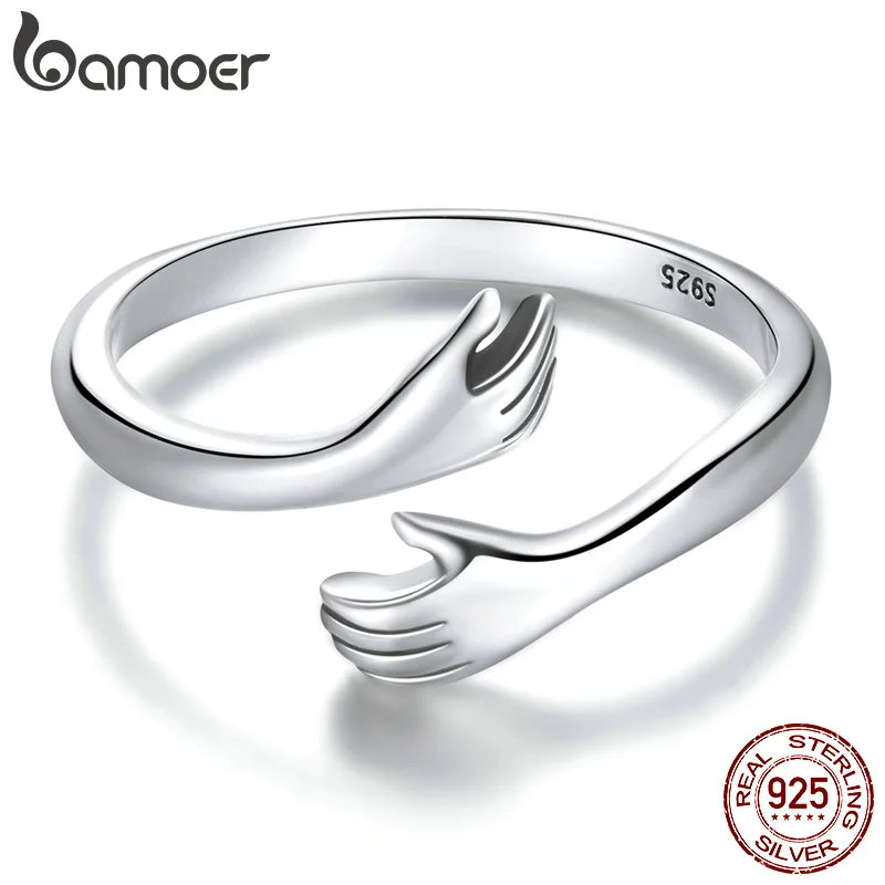 Warm Embrace Silver Ring