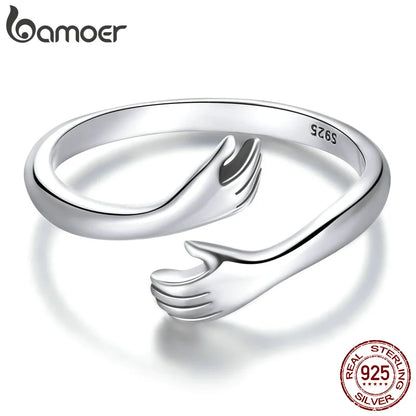 Warm Embrace Silver Ring