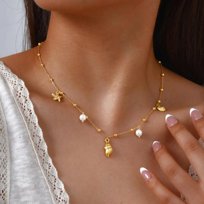 Ocean Treasure Charm Necklace